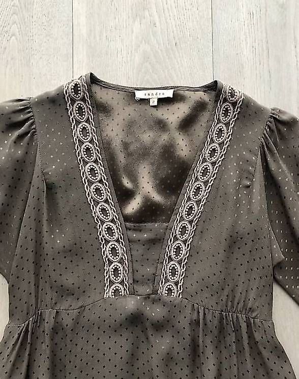 Kleider: Braunes Kleid von SANDRO: size 2 – Gebraucht aus Herrliberg von HaC406 2