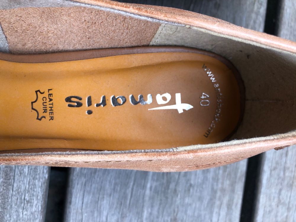 Tamaris Chaussures femmes: Tamaris Schuhe braun Gr. 40 nie getragen – D'occasion à Solothurn par See203 1