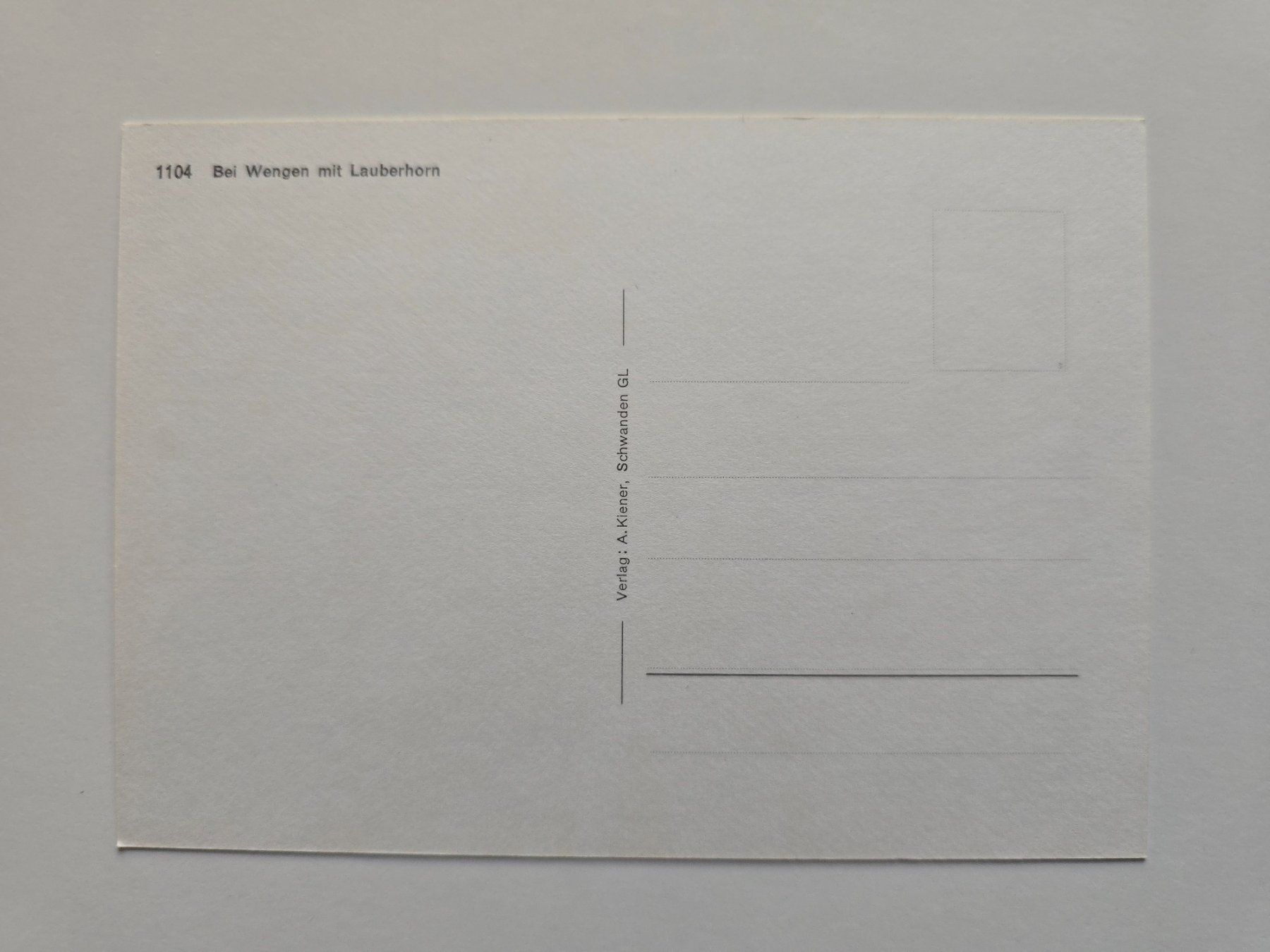Cartoline postali: AK Bahnen Wengen mit Lauberhorn alt – Usato da Dättlikon venduto da Wundertuete_ 1