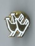 Placchette & Badge: Hühner Pin – Usato da Zürich venduto da t24_de
