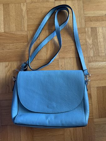 Turquoise Leather Crossbody Bag