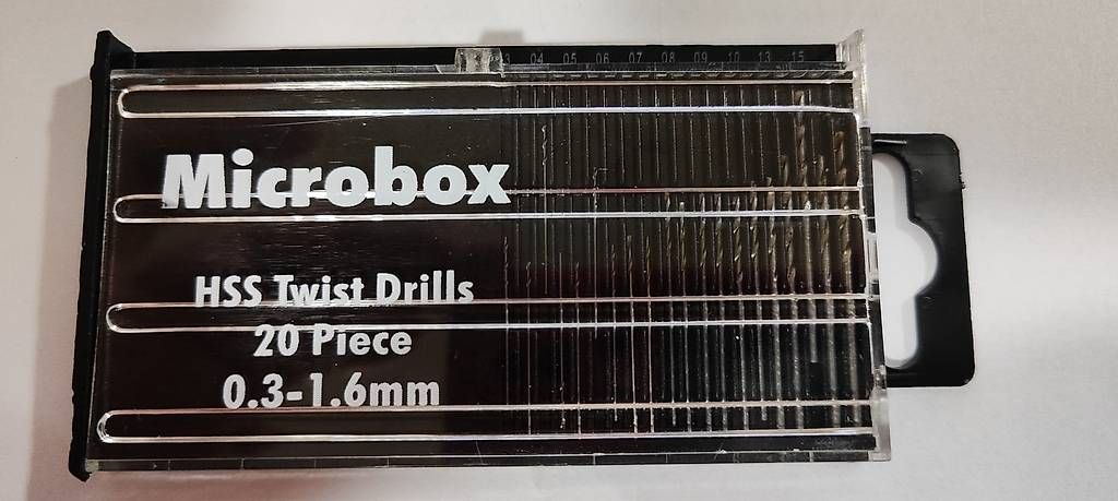 Modellismo RC: Bohrerset mit Bohrer von 0.3 - 1.6 mm Dicke – Nuovo (secondo la descrizione) da Uzwil venduto da Bruchpilot64