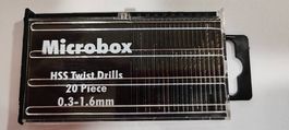 Bohrerset mit Bohrer von 0.3 - 1.6 mm Dicke