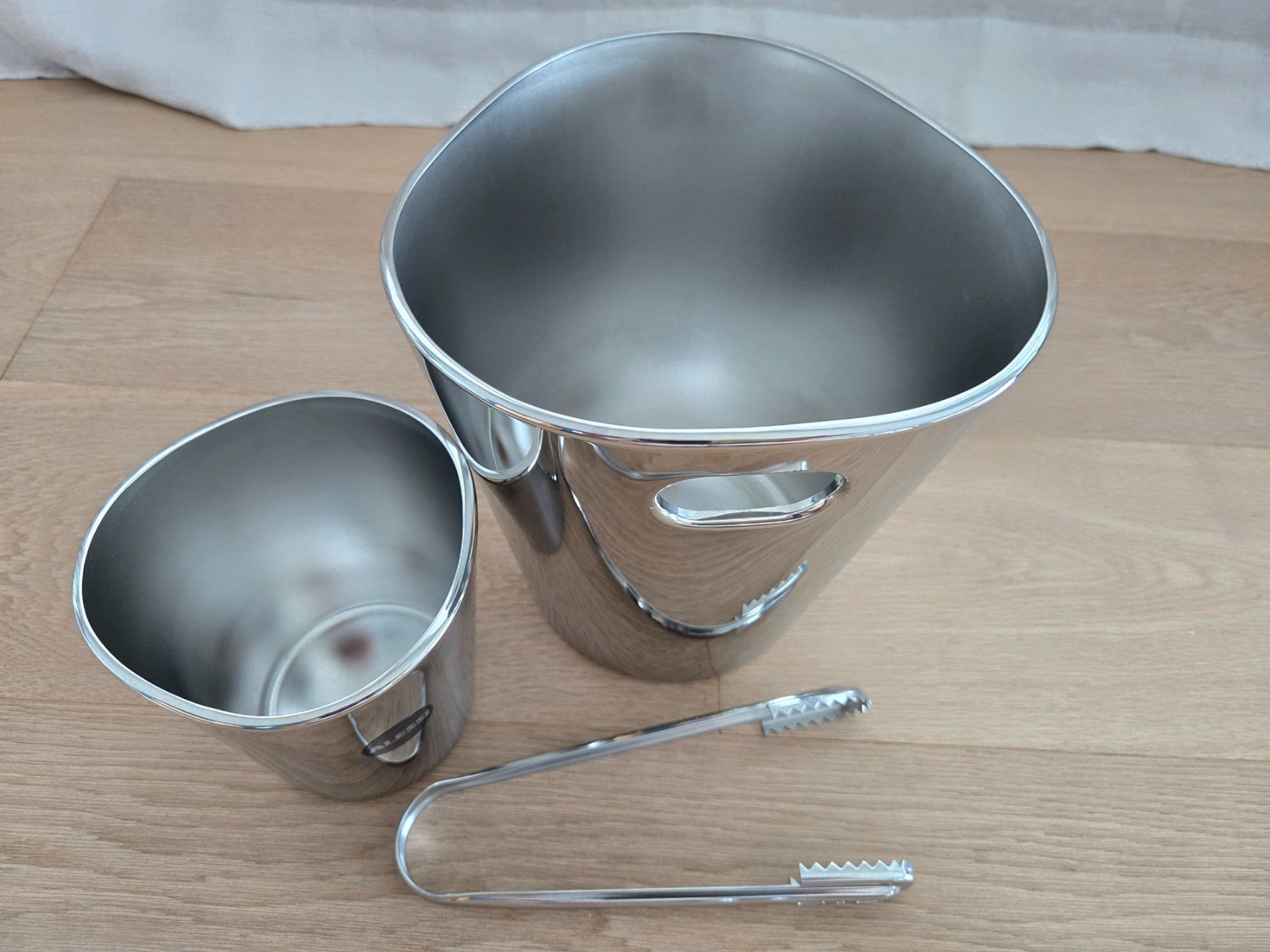Alessi Altro: ALESSI "Bolly" Set: Weinkühler/Eiswürfeleimer/Zange – Usato da Immensee venduto da Pelab 2