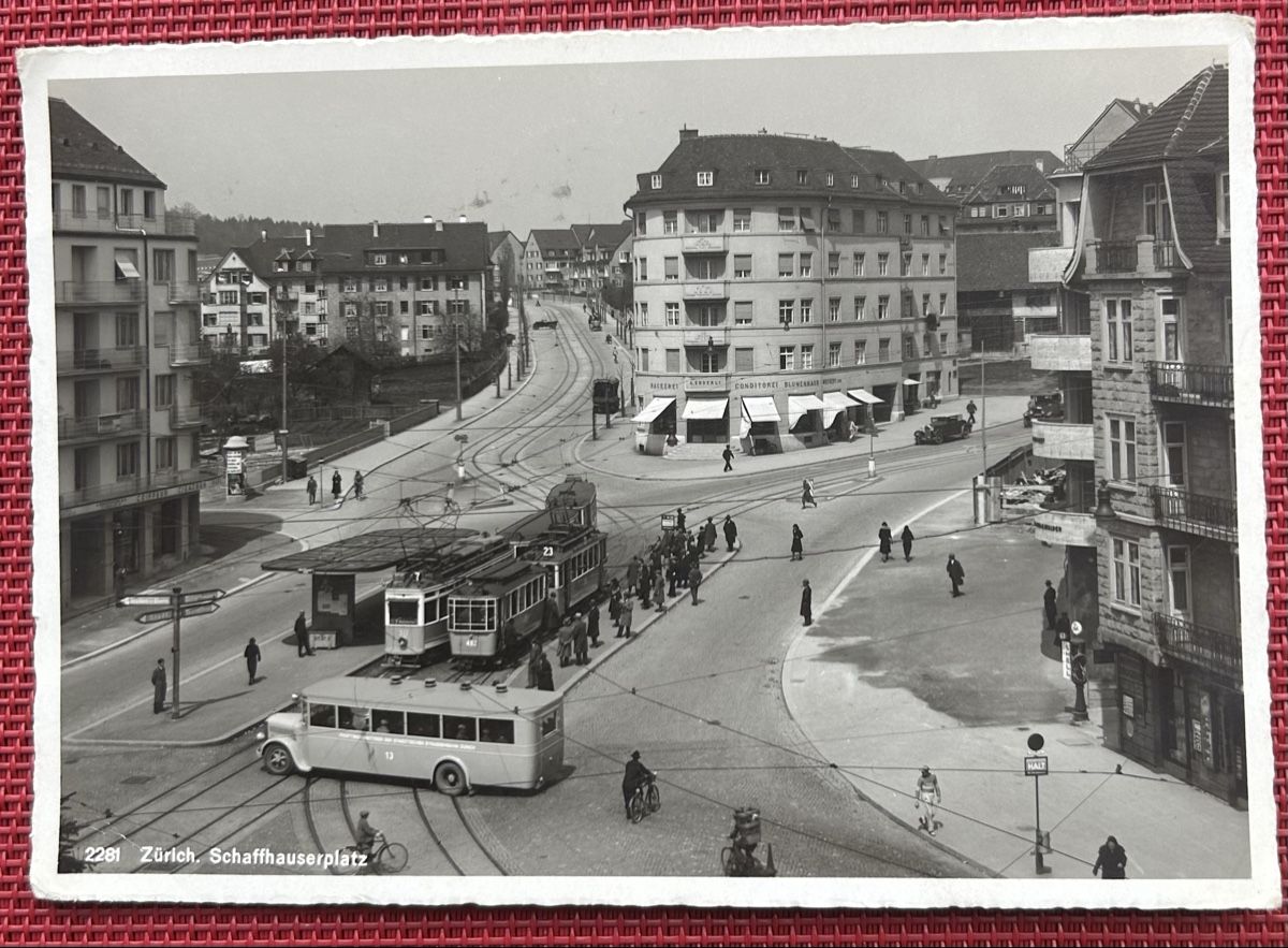 Cartoline postali: Zürich Schaffhauserplatz – Usato da Horw venduto da Tellbub
