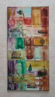 Encaustic Bild auf Leinwand 30 x 60 cm