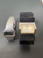2 Vintage Armbanduhren – Digital & Analog