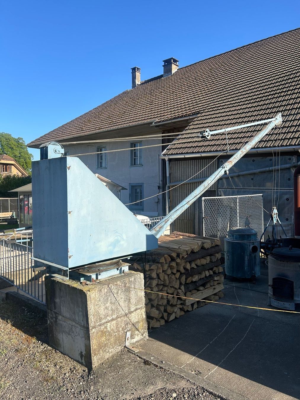 Gru: Mistkran Stationär – Usato da Langnau b. Reiden venduto da WaRe01