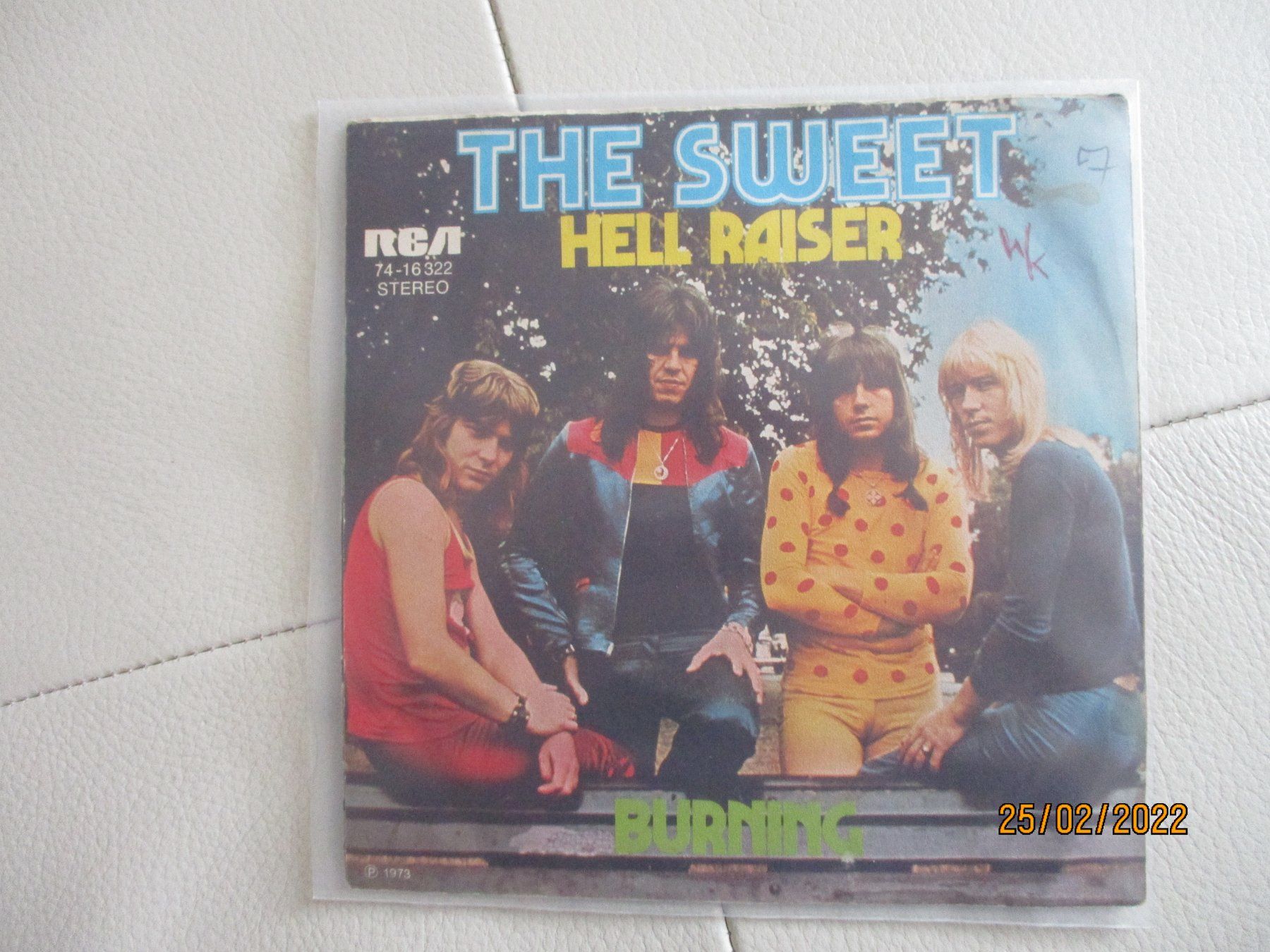Dischi in vinile: The Sweet – Hell Raiser / Burning – Usato da Liestal venduto da Disc-Point 1