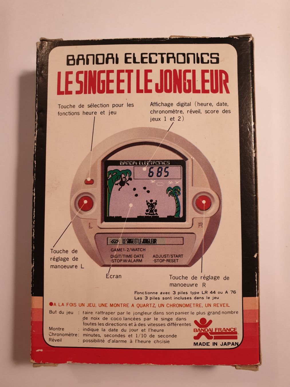 Bandai Console: Bandai Electronics - Le Singe et le Jongleur – Usato da Rain venduto da Laupia 1