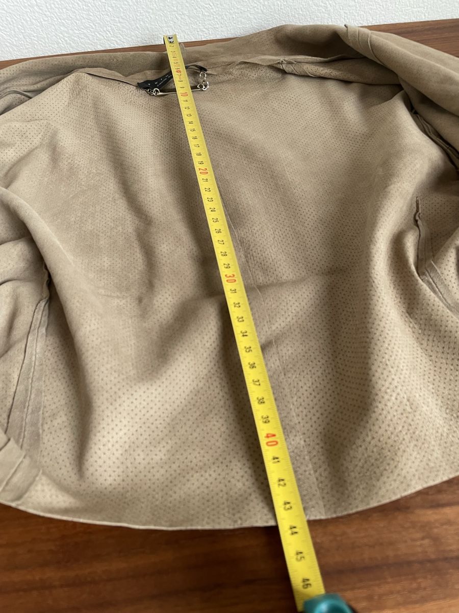 Bolero: Twin-Set Simona Barbieri Suede Leather Jacket S/M – Usato da Küsnacht ZH venduto da Zubli 6