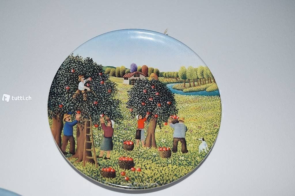 Tutte le decorazioni: 3 Piatti da appendere per decorazione – Nuovo (secondo la descrizione) da Coldrerio venduto da camillo71 3