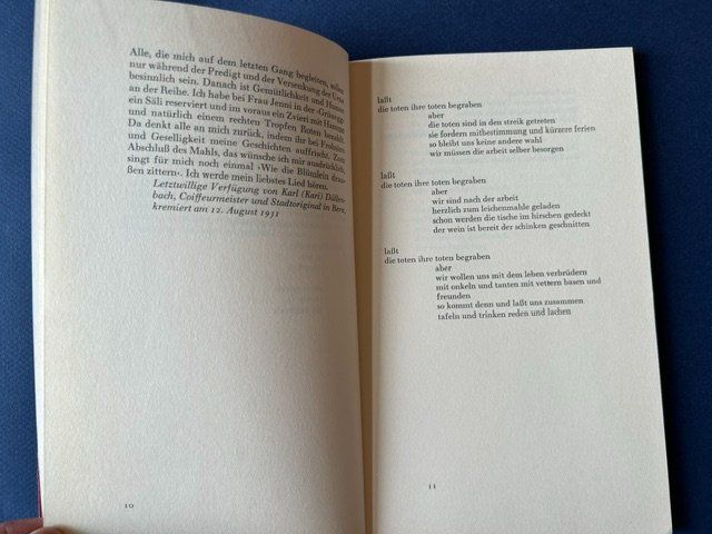 Libri: Kurt Marti, Leichenreden – Usato da Bern venduto da oregonzwei 3