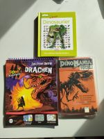 3 Dino Bücher - Clever, Dinomania, Zeichnen lernen