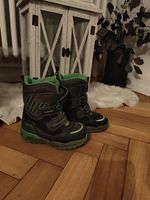 Kinder-Winterschuhe Gr. EU 27, grün-schwarz (Superfit)