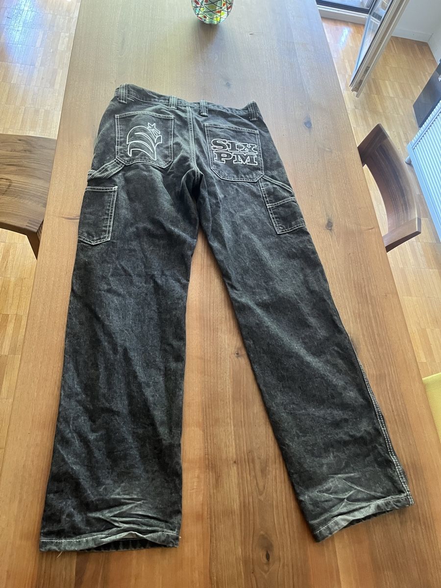 6PM Jeans: 6pm X slawn LOGO DENIM JEANS BLACK – Usato da Zürich venduto da ram__0n 1