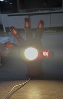 3D Iron-Man Handlampe mit LED  USB