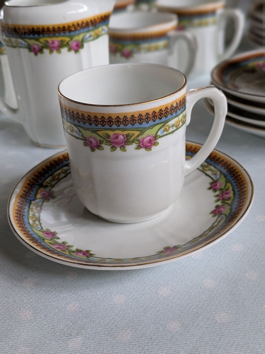 Set di piatti: Vintage Coffee Set - DF Czechoslovakia – Usato da Zürich venduto da tij_v2g7 1