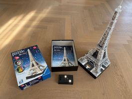 Ravensburger 3D Puzzle, Night Edition - Eiffelturm (12 - 99)