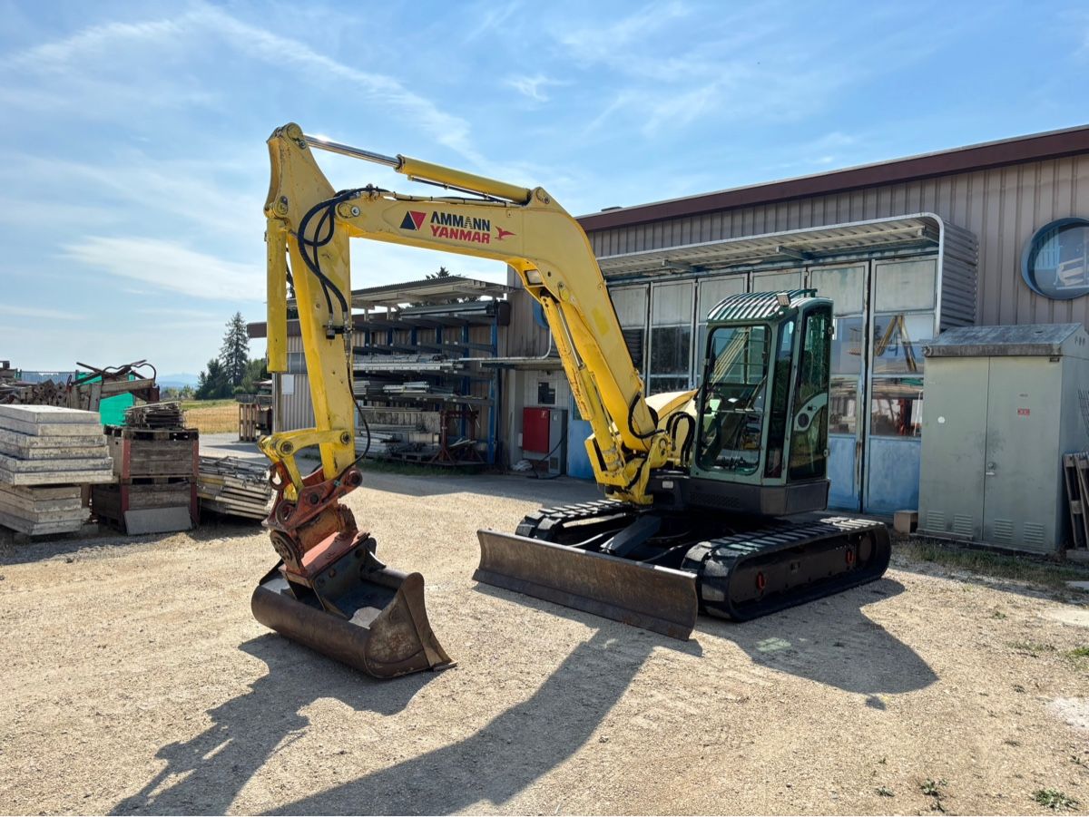 Yanmar Excavateurs: Bagger Yanmar Vio 75 / 7,5t – D'occasion à Courgevaux par Querly 1