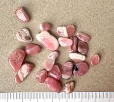 Rhodochrosite   Trommelsteine Einzelstk.    rundum poliert!!