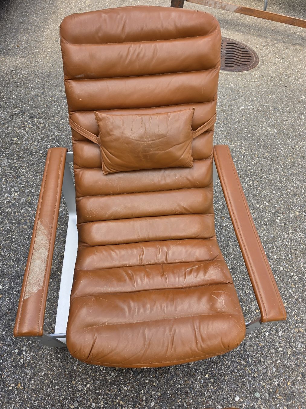 Sessel: Sessel mit Hocker braun Leder ASKO Export 74 gebraucht – Gebraucht aus Mettlen von elios0888 2