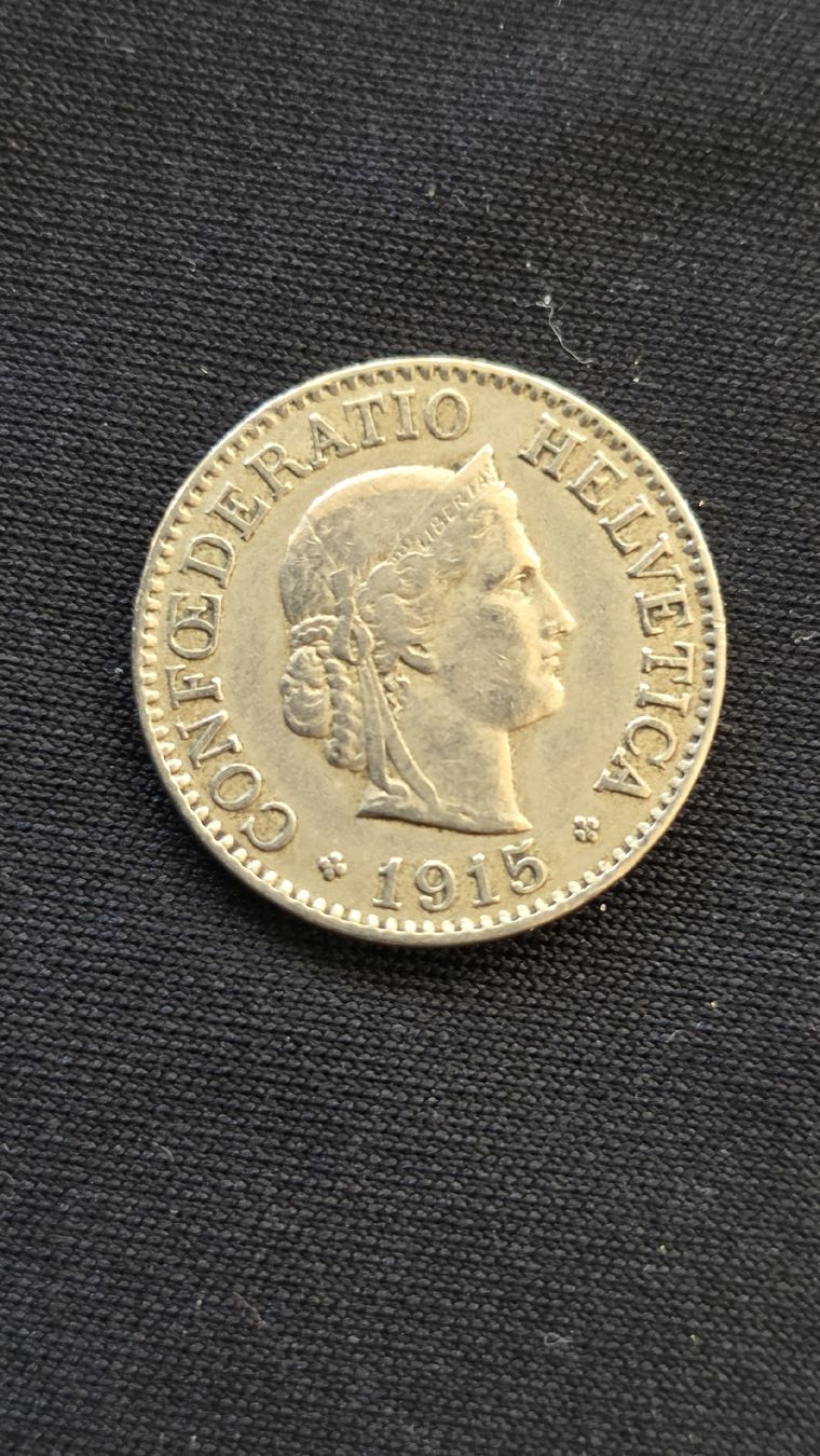 Tutti le monete: 10 cts 1915 – Usato da Genève venduto da bbastos
