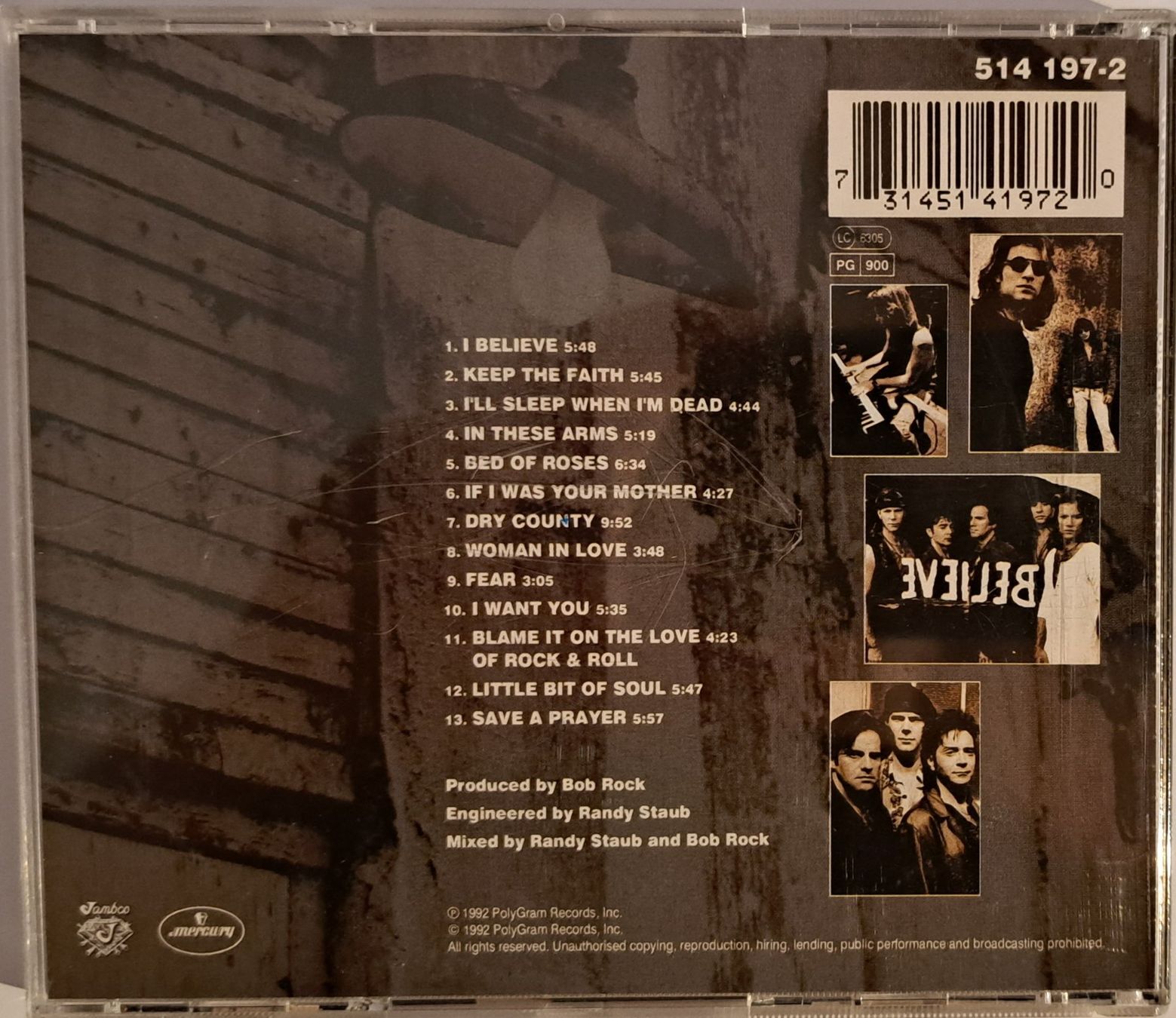 CD: BON JOVI - Keep the Faith – Usato da Tenniken venduto da mik_6mxg 9