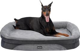 Orthopädisches Hundebett, Grosse Hunde, 122 x 90 x 19 cm.