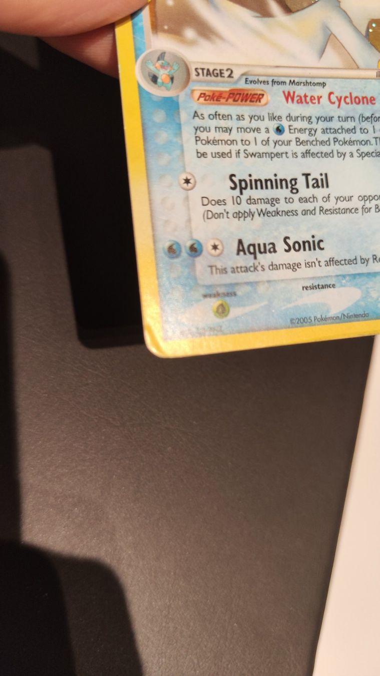 Pokémon Carte collezionabili: Pokemon Swampert Holo - 11/106 - EX Emerald – Usato da Gordola venduto da tos_wgt6 4