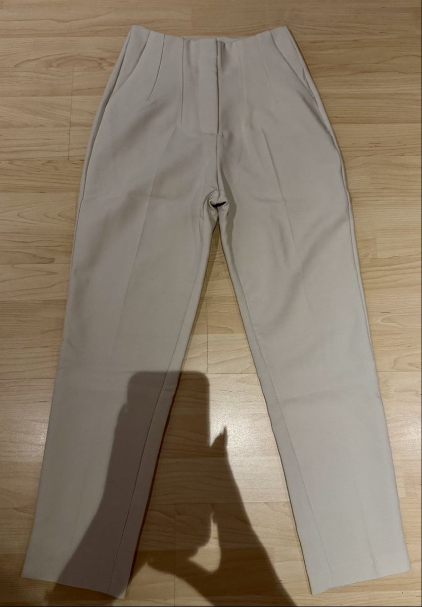 Pantaloni: Stoffhose, beige (Grösse 34) – Nuovo (secondo la descrizione) da Tuggen venduto da jess_gls06