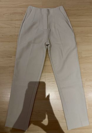 Stoffhose, beige (Grösse 34)