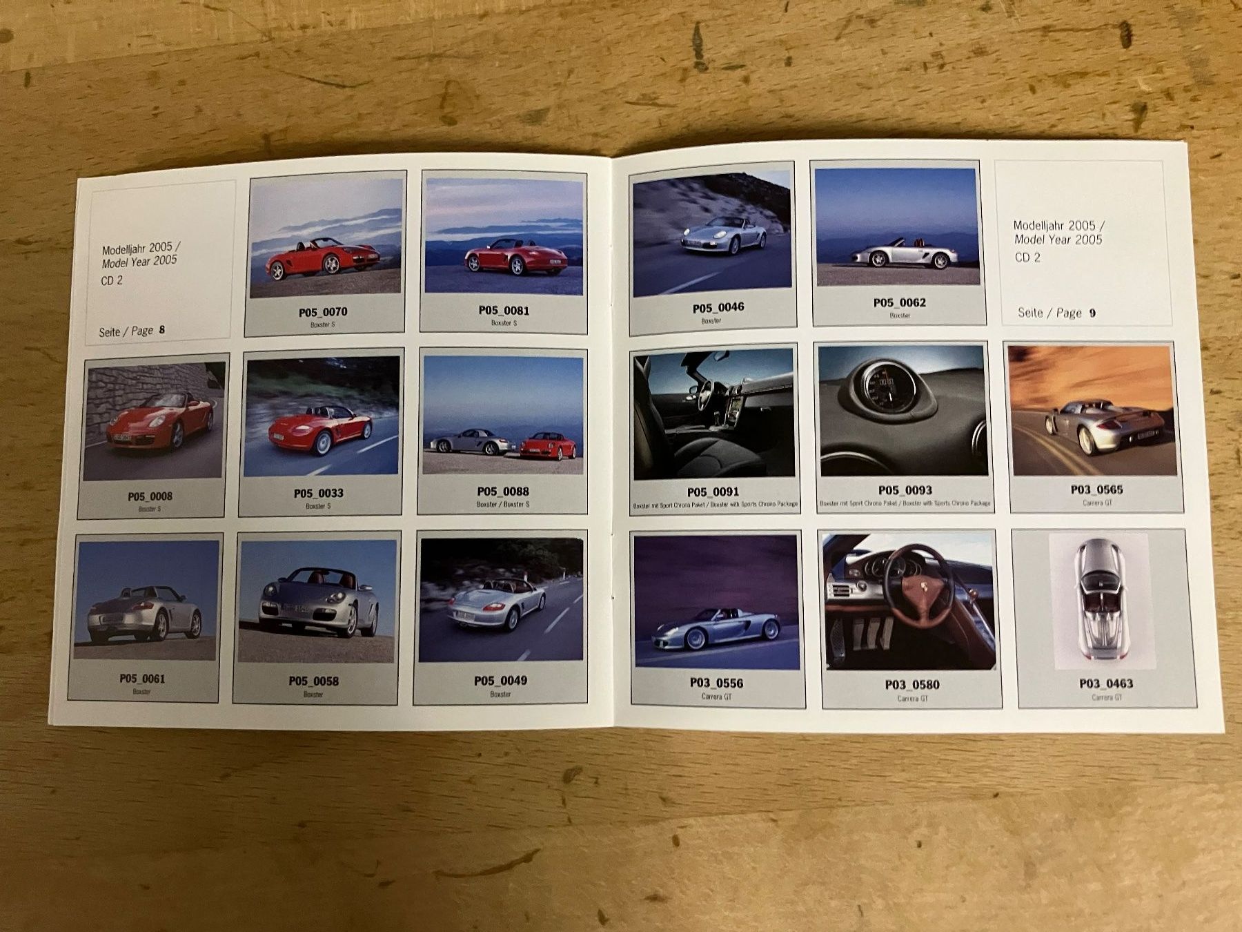 CD: CD Presse-Information PORSCHE modèles année 2005 – Nuovo (secondo la descrizione) da Cortaillod venduto da car_f6v6 7