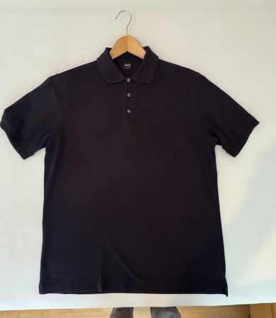 HUGO BOSS Polo Hemd Shirt Gr L Dark Navy