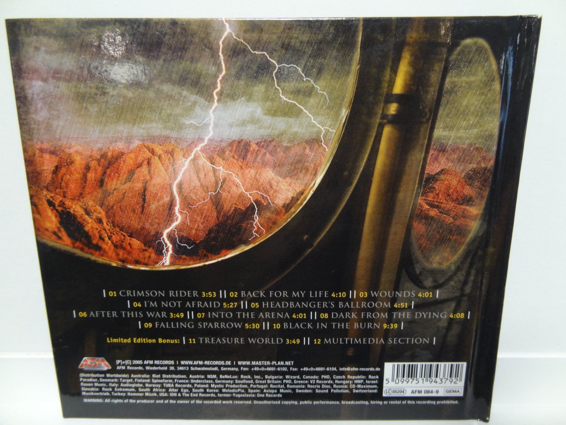 CD: Masterplan Aeronautics & Thunderstone The Burning CD's – Usato da luzern venduto da musicandart 1