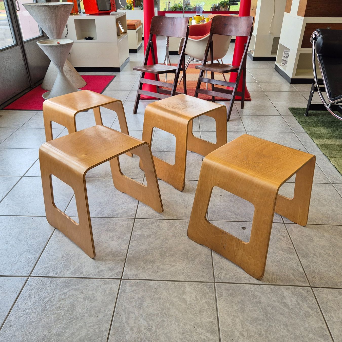 Ikea Sgabelli: 4x IKEA 1990s Design Lisa Norinder Stool, Benjamin Hocker – Usato da Nottwil venduto da Wondewa-Shop 9
