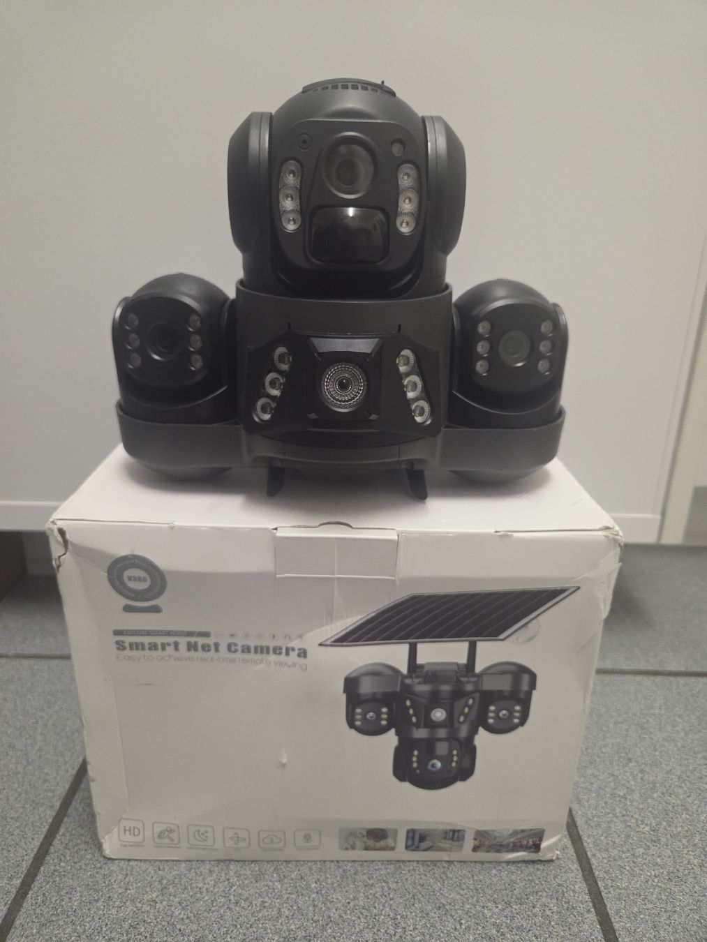 Videocamere: V380 Smart Net Camera mit Solarpanel und 3 Linsen – Usato da Allschwil venduto da Zora_26