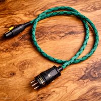 ROTH CABLE Stromkabel geschirmt, Green, 1m, 2,5mm² High End