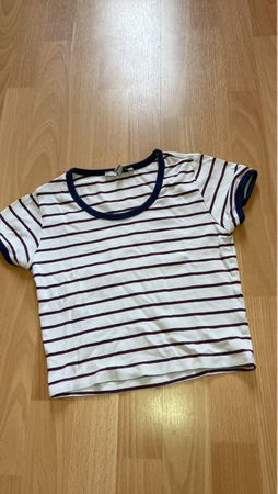 Gestreiftes Kurzarmshirt Damen Gr.S/M