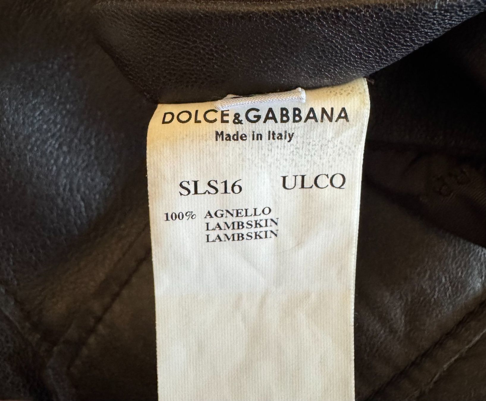 Dolce & Gabbana Jacken: Dolce & Gabbana Mainline - Archive Leather Jacket / Gillet – Gebraucht aus Canobbio von kk_dee 5