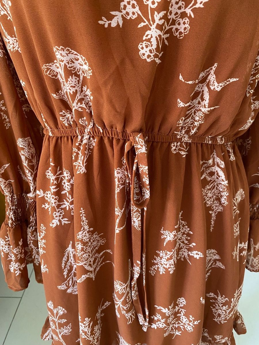 Shein Vestiti: Shein Kleid, orange, braun Gr. S – Usato da Ellikon an der Thur venduto da Bali1999 3