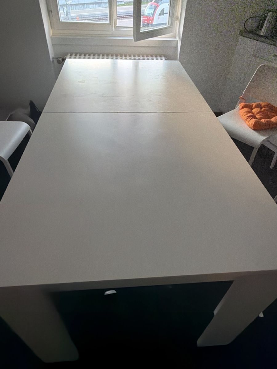 Tavoli: Weiss Esstisch, 180 x 90 cm – Usato da Baden venduto da bor_7zlc 1
