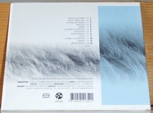 CD: Christophe Berthet, Vinz Volanthen - Effet Papillon – Usato da Unterbäch VS venduto da Plasido 1