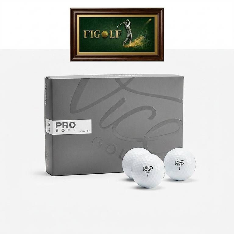 Bälle: Vice Pro soft white -  12 neue Golfbälle – Neu und originalverpackt aus Dänikon ZH von FiGo-lf