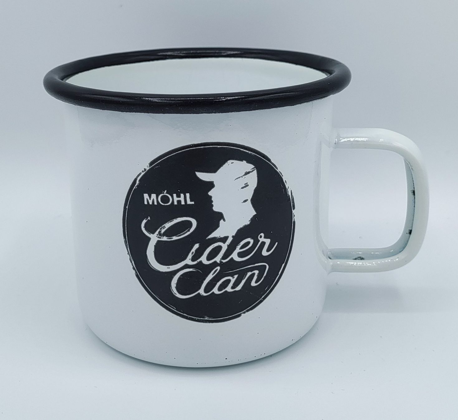Tazze: Emaille Becher Tasse Cider Clan Möhl – Usato da Schlatt TG venduto da AndrTra 1
