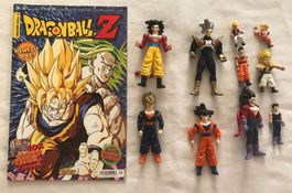 Dragon Ball Z Sammelfiguren + Comic Retro