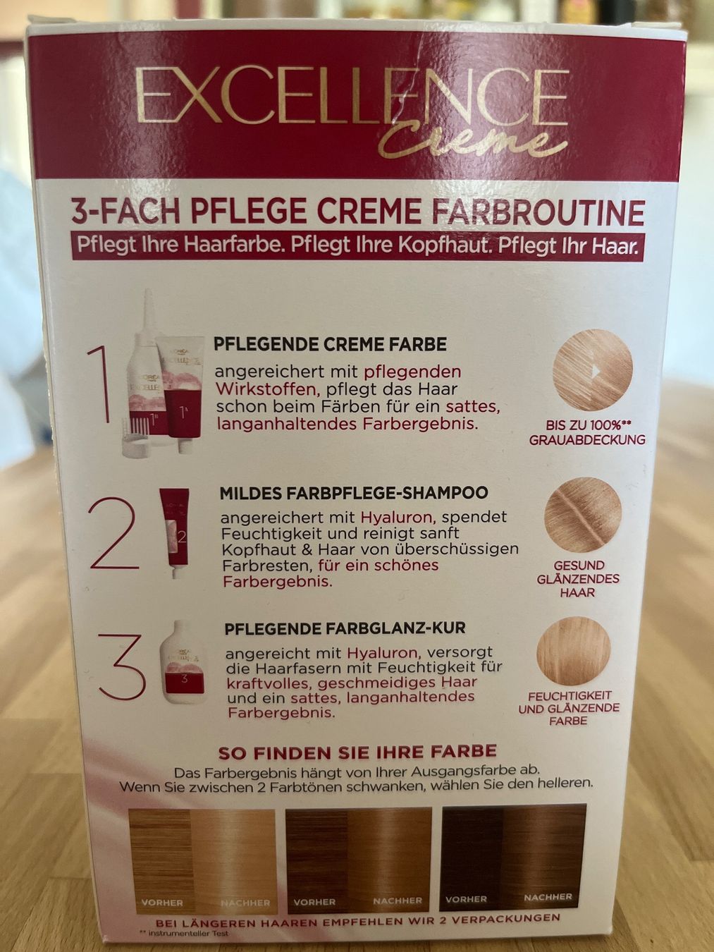 Tinte: Excellence Creme Haarfarbe hellblond – Nuovo e nell'imballaggio originale da Kollbrunn venduto da firebug 2