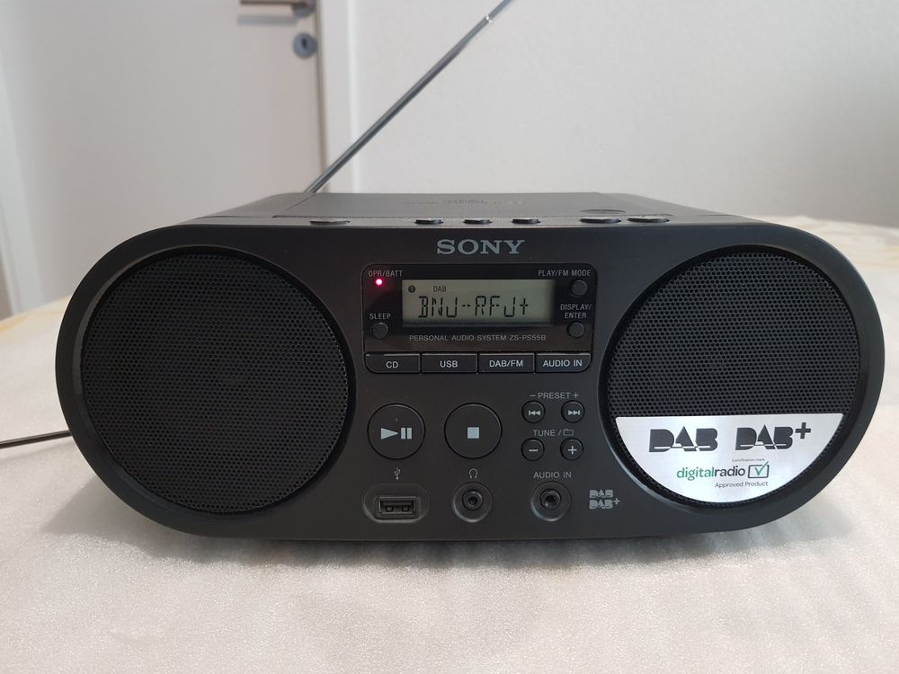 Radio Sony DAB+ ZSPS55B (FM, DAB+, CD, USB) Kaufen auf Ricardo