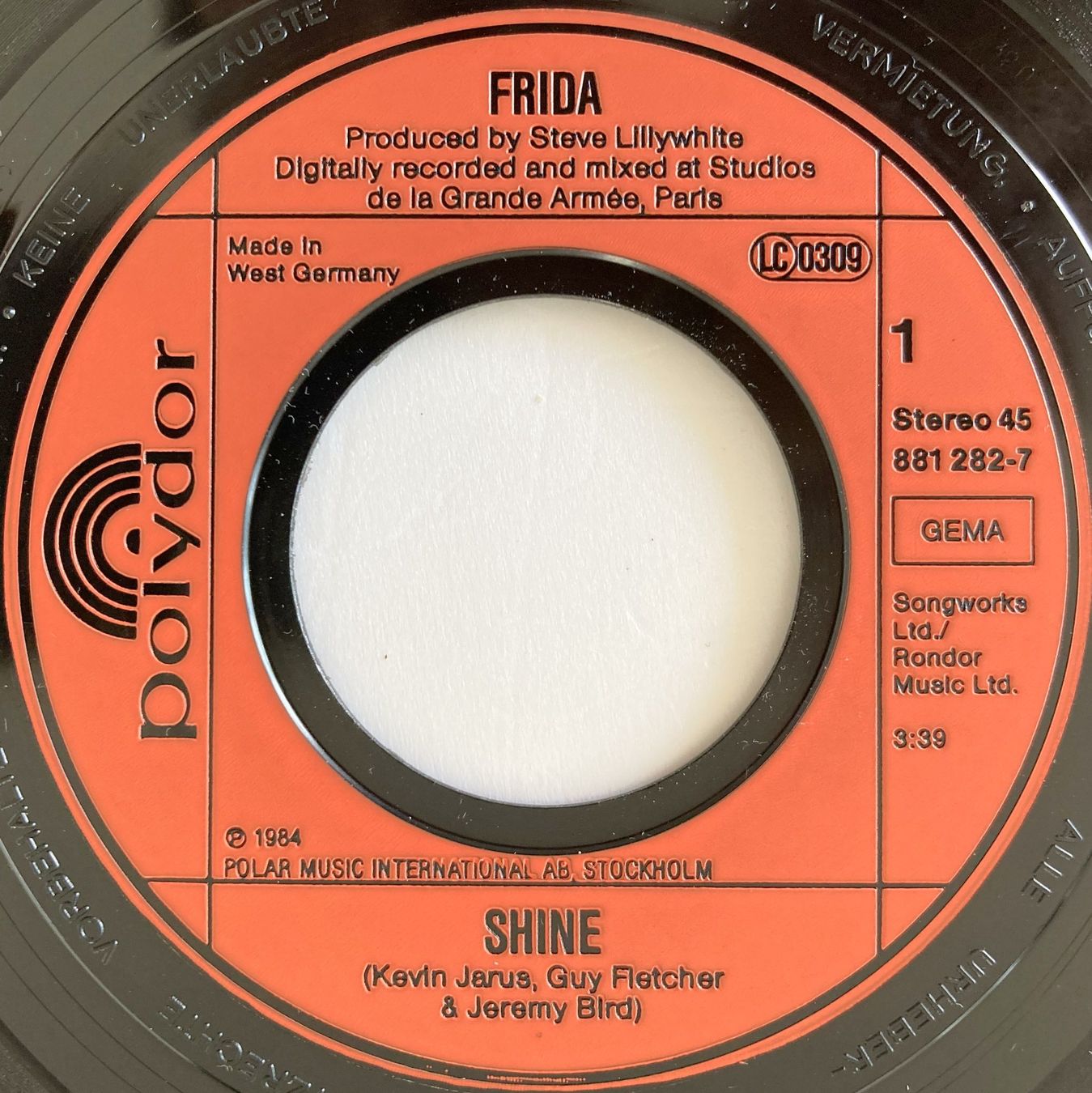 Vinyles: ABBA / FRIDA - SHINE – D'occasion à Bottens par hotter-than-hell 2