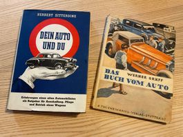 2 Autobücher über Oldtimer Autos, erschienen 1931 und 1948